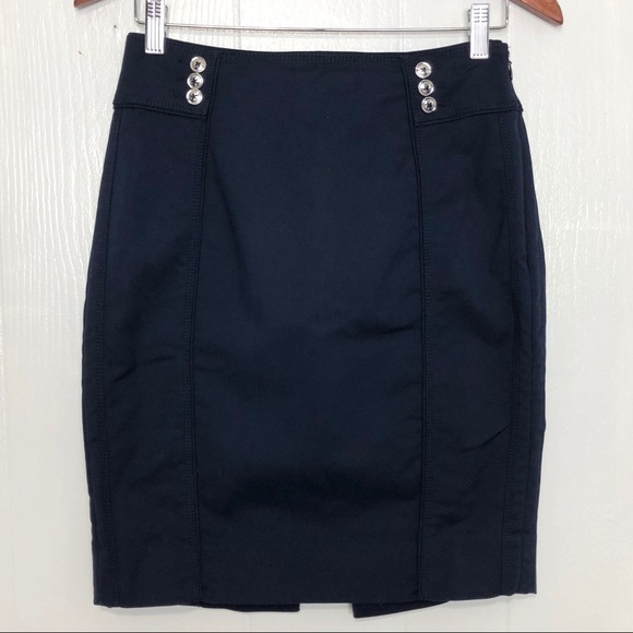 White House Black Market Dresses & Skirts - WHBM PERFECT FORM BLUE SKIRT